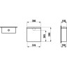 Бачок LAUFEN KARTELL задний подвод воды 8.2933.1.000.871.1